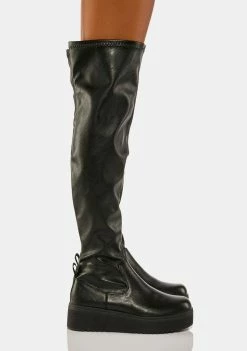 Koi Footwear Gravity Platform Knee High Boots