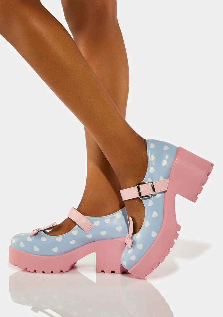 Cheapest ✔️ Koi Footwear Tita Little Bo Platform Mary Janes Flats ???? 4 Koi Footwear Tita Little Bo Platform Mary Janes Flats