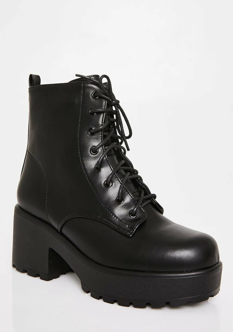 Hot Sale ???? Koi Footwear Lace-Up ???? Boots Gin Platform ???? Boots ???? 3 Koi Footwear Lace-Up Boots Gin Platform Boots
