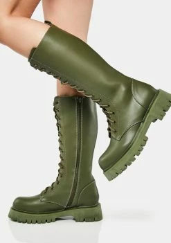 Koi Footwear Khaki River Sake Long Boots