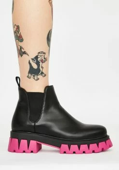 Koi Footwear Raptor Chelsea Boots Platforms