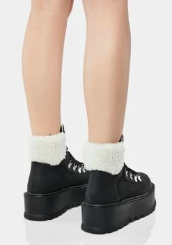 Koi Footwear Combat Boots Kaldor Platform Hiker Boots