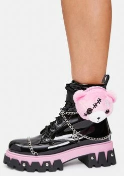 Koi Footwear Blush Hallucinations Scares Teddy Bear Boots Boots & Booties