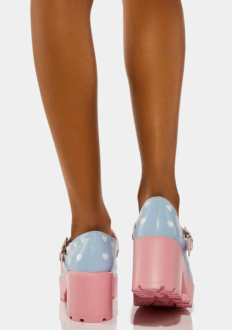 Cheapest ✔️ Koi Footwear Tita Little Bo Platform Mary Janes Flats ???? 6 Koi Footwear Tita Little Bo Platform Mary Janes Flats