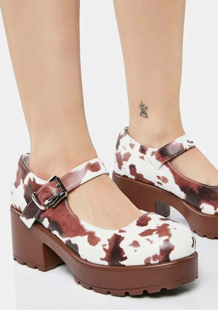 Top 10 ???? Koi Footwear Brown Cow Tira Mary Janes ???? 3 Koi Footwear Brown Cow Tira Mary Janes