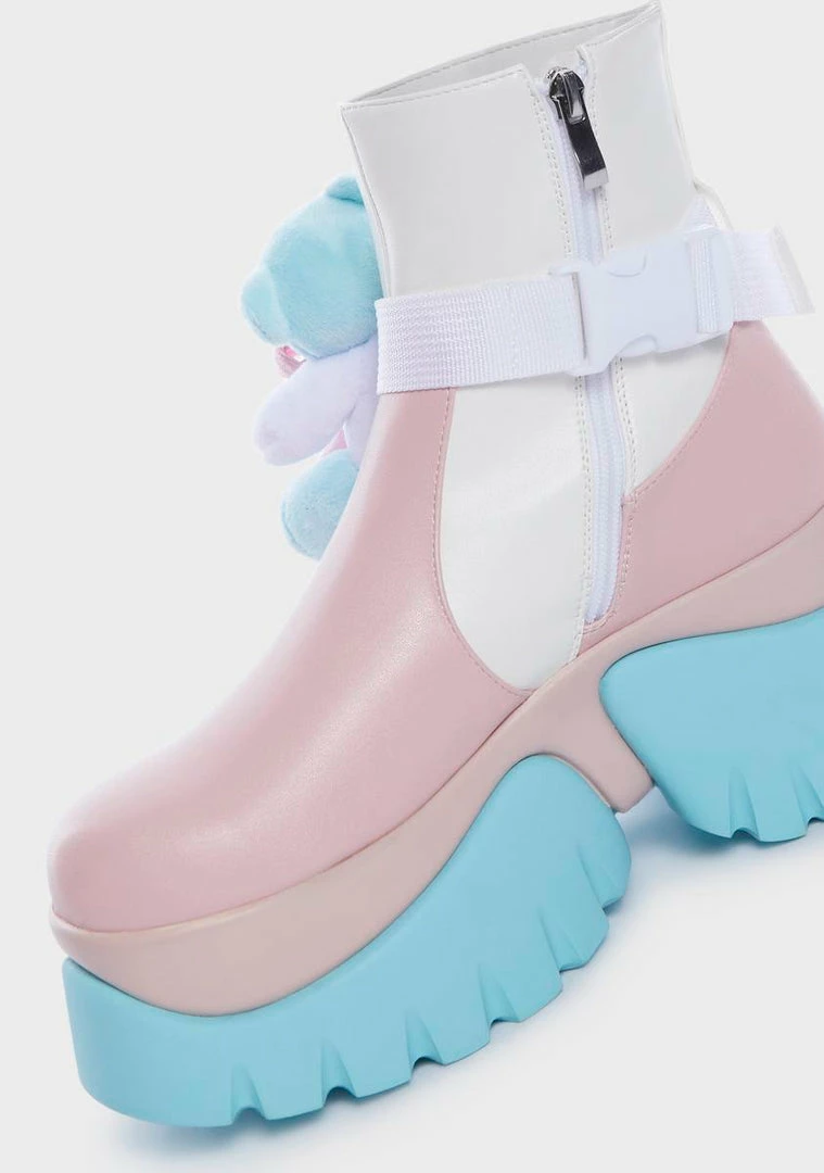 Best Sale ❤️ Koi Footwear Teddy Bear X Melanie Martinez Platform ???? Boots Combat ???? Boots ???? 4 Koi Footwear Teddy Bear X Melanie Martinez Platform Boots Combat Boots
