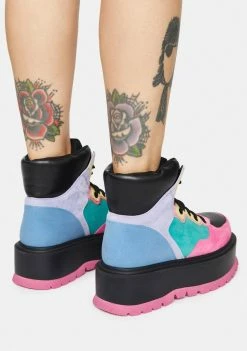 Best Pirce ???? Koi Footwear Black Sumikko Platform ???? Sneakers Platforms ⌛ 9 Koi Footwear Black Sumikko Platform Sneakers Platforms