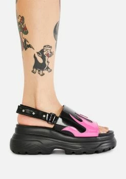 Koi Footwear Pink Ebo Flame Sandals
