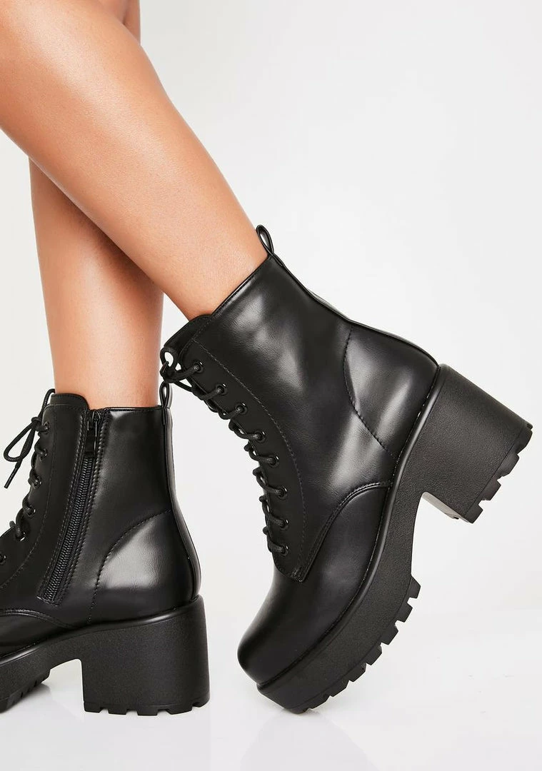 Hot Sale ???? Koi Footwear Lace-Up ???? Boots Gin Platform ???? Boots ???? 2 Koi Footwear Lace-Up Boots Gin Platform Boots
