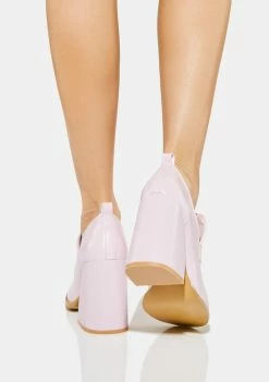 Koi Footwear Pink Delights Heeled Loafers