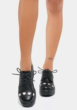 Koi Footwear Tennin Heart Oxfords Flats