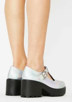 Outlet ???? Koi Footwear Platform Mary Janes Sai Holographic Mary Janes ???? 9 Koi Footwear Platform Mary Janes Sai Holographic Mary Janes