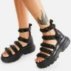 Koi Footwear Strident Chain Gladiator Sandals