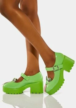 Koi Footwear Frog Platform Mary Janes