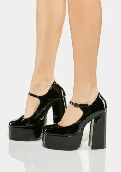 Koi Footwear Darkbloom Patent Mary Janes