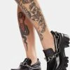 Koi Footwear Sentient Voltage Ring Loafers Platforms