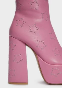Koi Footwear A Princess's Little Secret Platform Boots Heeled Boots
