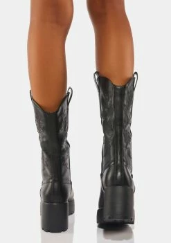Koi Footwear Heeled Boots Wintu Chunky Western Boots