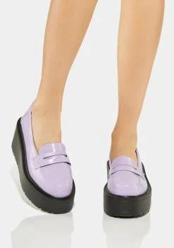 Koi Footwear Lilac Paradise Platform Oxfords Oxford Platforms