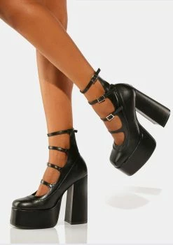 Koi Footwear Shop 32 Koi Footwear Gurren Strappy Platform Heels Platforms