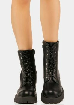 Koi Footwear Anchor Combat Boots