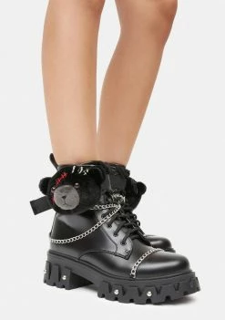 Koi Footwear Boots & Booties Night Hallucination Scares Teddy Bear Boots