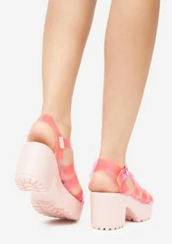 Koi Footwear Pink D13 Jelly Sandals