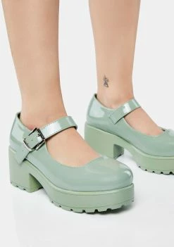 Koi Footwear Army Green Tira Mary Janes