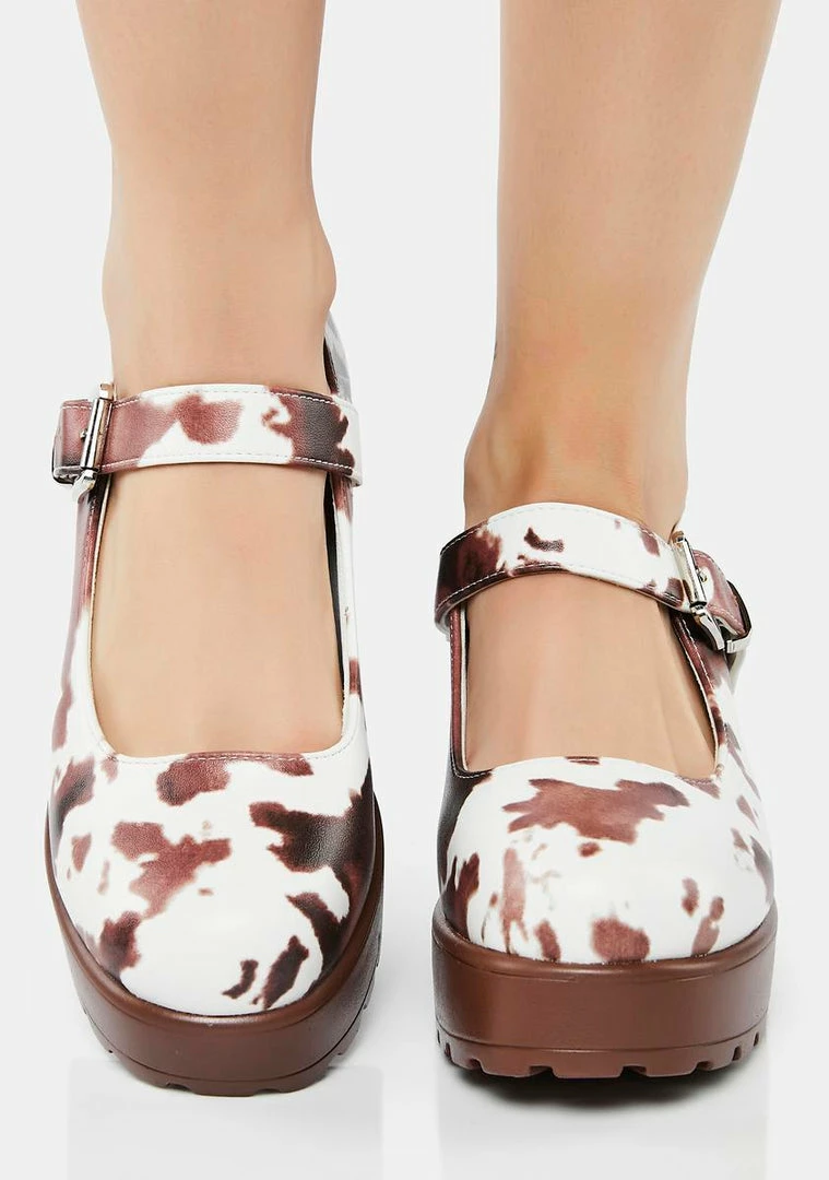 Top 10 ???? Koi Footwear Brown Cow Tira Mary Janes ???? 6 Koi Footwear Brown Cow Tira Mary Janes