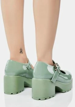 Promo ⭐ Koi Footwear Army Green Tira Mary Janes ???? 11 Koi Footwear Army Green Tira Mary Janes