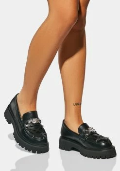 Koi Footwear Silent Dusk Owl Pentagram Loafers Flats