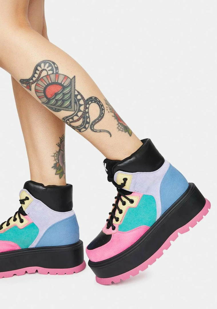 Best Pirce ???? Koi Footwear Black Sumikko Platform ???? Sneakers Platforms ⌛ 3 Koi Footwear Black Sumikko Platform Sneakers Platforms