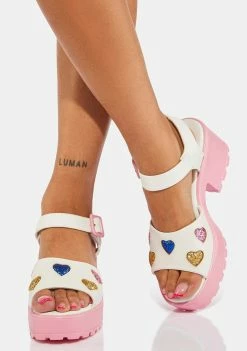 Best deal ???? Koi Footwear Sticky Sweet Heart ???? Sandals ❤️ 8 Koi Footwear Sticky Sweet Heart Sandals
