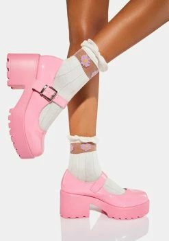 Koi Footwear Pink Princess Tira Mary Janes