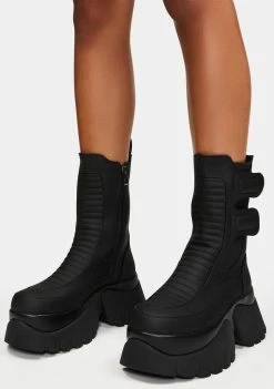 Hot Sale ???? Koi Footwear Cerebus Combat ???? Boots Lace-Up ???? Boots ???? 8 Koi Footwear Cerebus Combat Boots Lace-Up Boots