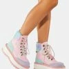Koi Footwear Candy Tears Glitter Platform Boots Platforms