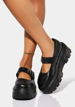 Flash Sale ???? Koi Footwear Black Veritas Platform Mary Janes ???? 8 Koi Footwear Black Veritas Platform Mary Janes