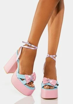 Koi Footwear Galactic Kawaii Princess Platform Heels Platforms