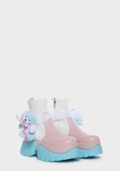 Best Sale ❤️ Koi Footwear Teddy Bear X Melanie Martinez Platform ???? Boots Combat ???? Boots ???? 9 Koi Footwear Teddy Bear X Melanie Martinez Platform Boots Combat Boots