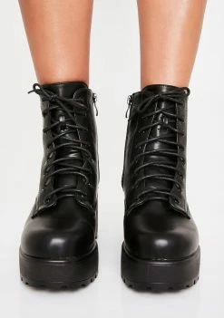 Hot Sale ???? Koi Footwear Lace-Up ???? Boots Gin Platform ???? Boots ???? 7 Koi Footwear Lace-Up Boots Gin Platform Boots