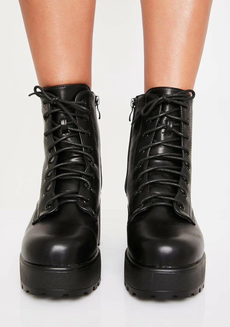 Hot Sale ???? Koi Footwear Lace-Up ???? Boots Gin Platform ???? Boots ???? 4 Koi Footwear Lace-Up Boots Gin Platform Boots