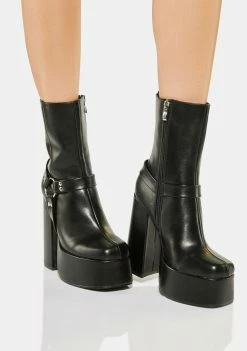 Koi Footwear Yuna Platform Boots Heeled Boots