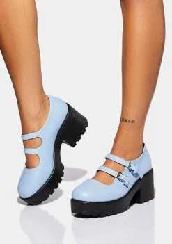 Koi Footwear Shop 2 Koi Footwear Light Blue Mura Mary Janes