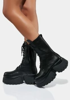 Koi Footwear Black Costal Cruiser Ankle Boots
