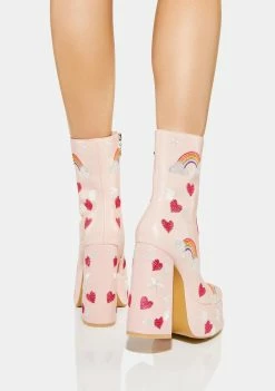 Koi Footwear Sugar Clouds Platform Boots Heeled Boots