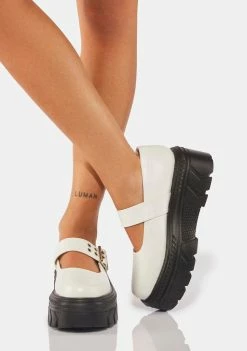 Outlet ???? Koi Footwear White Veritas Platform Mary Janes ???? 9 Koi Footwear White Veritas Platform Mary Janes