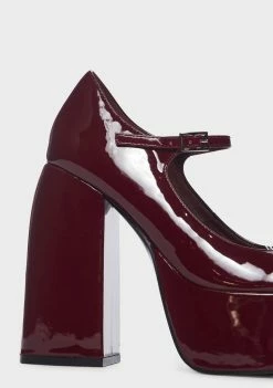 Koi Footwear Mauve Sweet Attitude Platform Heels