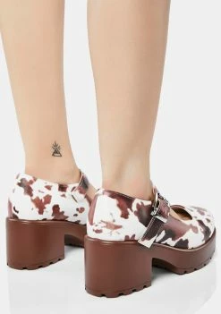 Top 10 ???? Koi Footwear Brown Cow Tira Mary Janes ???? 11 Koi Footwear Brown Cow Tira Mary Janes