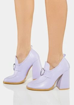 Koi Footwear Purple Delights Heeled Loafers Heels