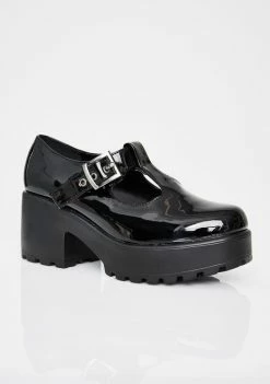 Koi Footwear Platform Mary Janes Patent Sai Mary Janes